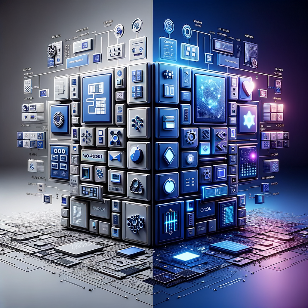 Comparativo: Plataformas no-code vs. low-code para construir sistemas inteligentes personalizados