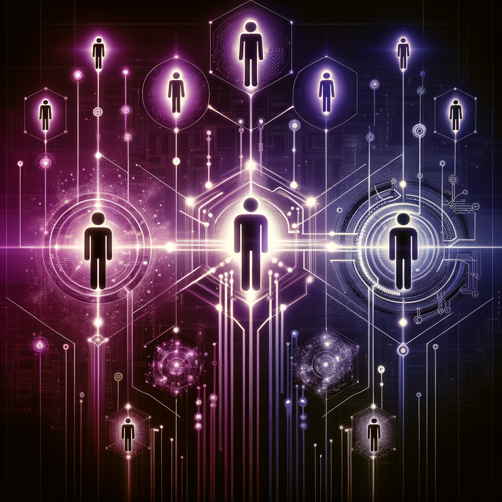 Rede híbrida conectando pessoas e sistemas tecnológicos para ilustrar o papel humano e limites éticos na automação de vendas