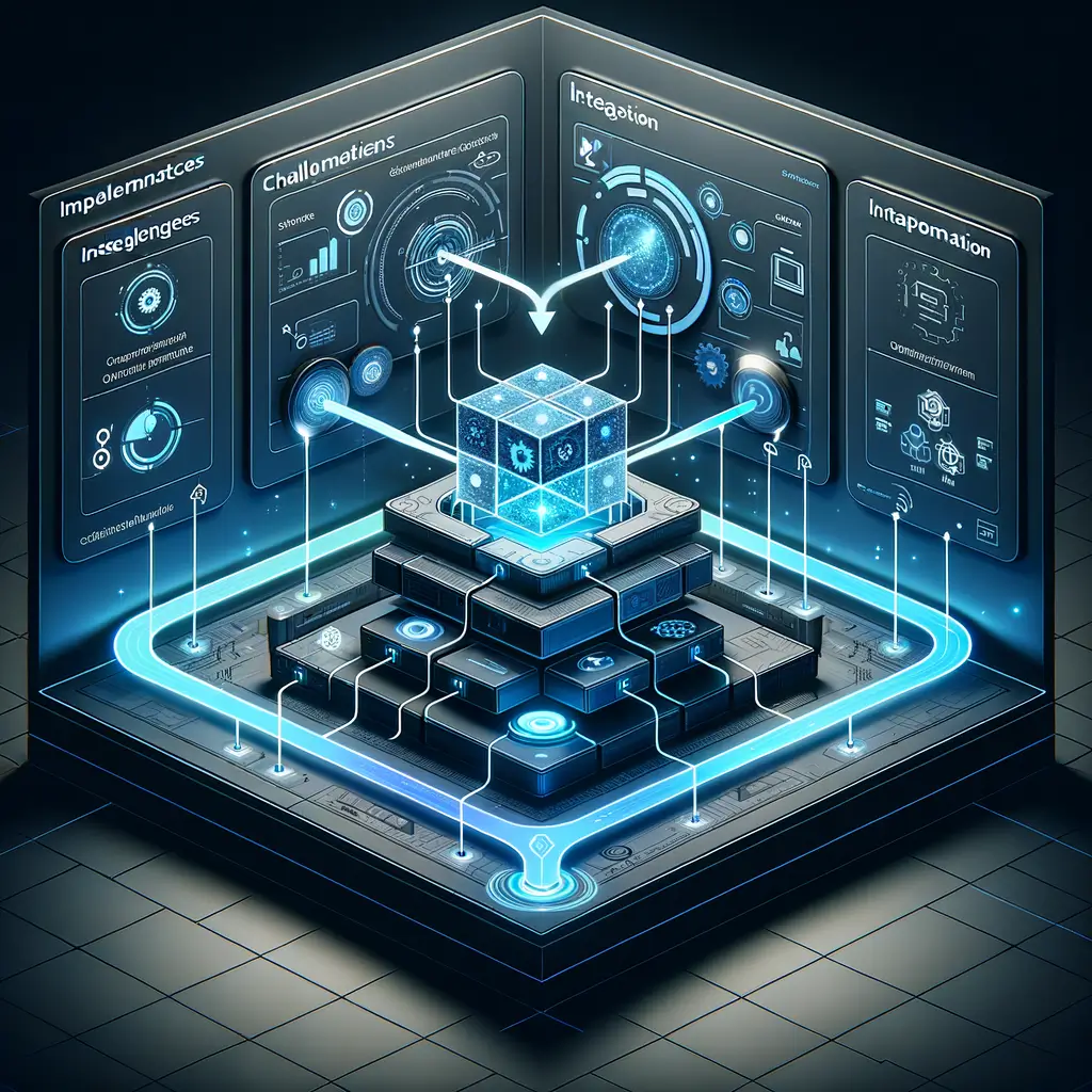 Fluxo visual do processo de integração do agente inteligente modular em uma fintech, mostrando conexões entre módulos e sistemas externos, ilustrando o processo de automação e adaptação tecnológica na jornada de atendimento.