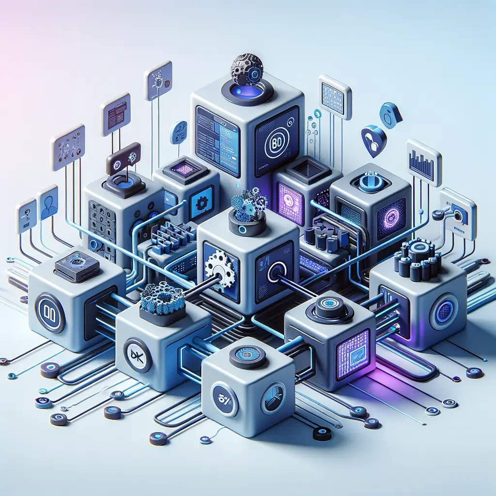 Arquitetura visual de integração tecnológica entre N8N e Supabase, destacando a flexibilidade e colaboração entre automação, inteligência artificial e fator humano.